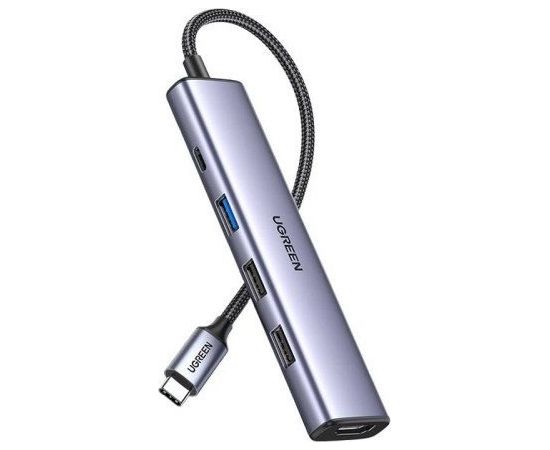 HUB USB Ugreen Adapter CM478 USB-C do HDMI, USB-A 3.0, 2x USB-A 2.0, PD