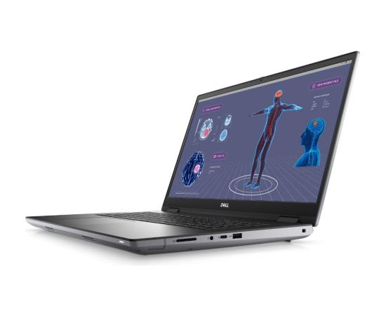 Notebook DELL Precision 7780 CPU  i7-13850HX 2100 MHz 17" 1920x1080 RAM 16GB 4800 MHz SSD 512GB NVIDIA RTX 2000 Ada 8GB ENG Smart Card Reader Windows 11 Pro 3.05 kg N009P7780EMEA_VP