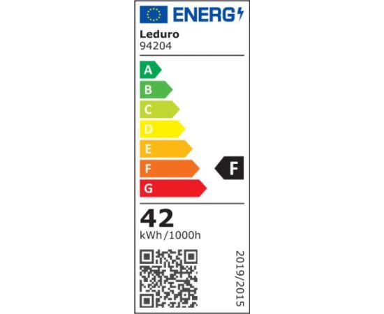 Lamp LEDURO Power consumption 42 Watts Luminous flux 4200 Lumen 4000 K 220-240V Beam angle 120 degrees 94204