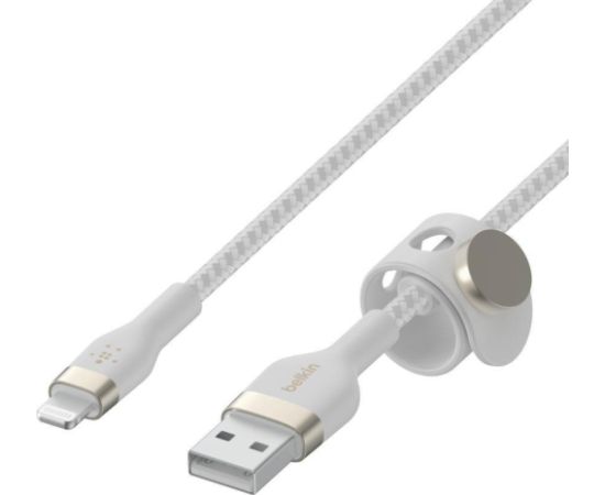 Data kabelis Belkin USB-A - Lightning 1 m (CAA010BT1MWH)
