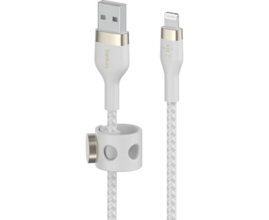 Data kabelis Belkin USB-A - Lightning 1 m (CAA010BT1MWH)
