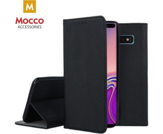 Mocco Smart Magnet Book Case Grāmatveida Maks Telefonam Samsung Galaxy S22 5G Melns