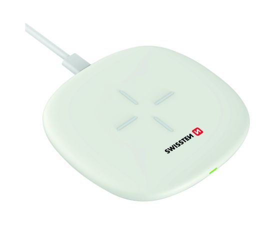 Swissten 10W Bezvadu lādētājs ar USB-C 1.5m kabeli