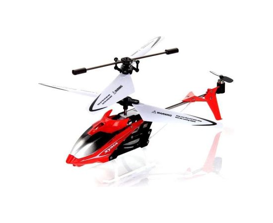 SYMA S5 Helikopters ar žiroskopu stabilizatoru / LED / Sarkans