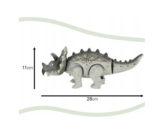 RoGer RC Triceratops interaktīvais dinozaurs Rotaļlieta