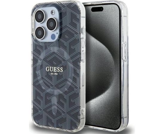 Guess GUHMP15XHGCUSTGK Aizmugurējais Apvalks Priekš Apple iPhone 15 Pro Max