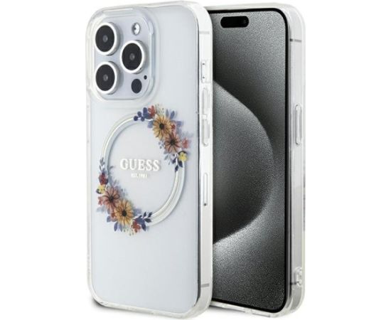 Guess GUHMP15XHFWFCT Aizmugurējais Apvalks Priekš iPhone 15 Pro Max