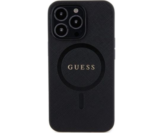 Guess Saffiano MagSafe Back Case Aizsargapvalks Priekš Apple iPhone 13 / 13 Pro