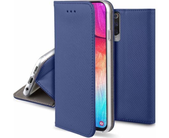 Fusion Magnet Case Grāmatveida Maks Priekš Samsung A202 Galaxy A20e Zils
