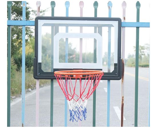 Enero basketbola groza dēlis 82×58 cm ar 38 cm stīpu HURAGAN