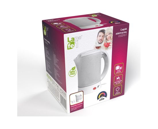 LAFE CEG-010.1 electric kettle 0.6L 650W Tējkanna