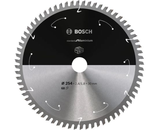 Griešanas disks Bosch 2608837780; 254x30 mm; Z68