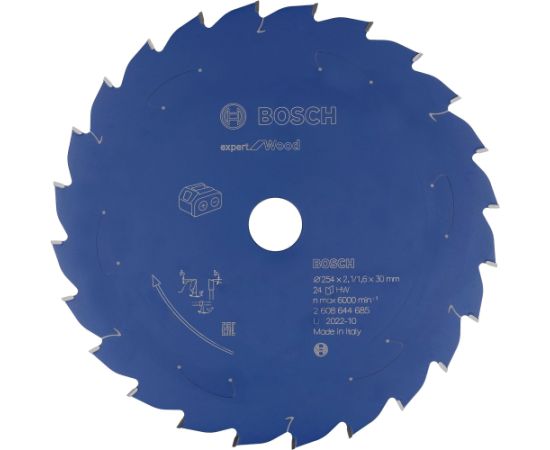 Griešanas disks Bosch 2608644685; 254x30 mm; Z24