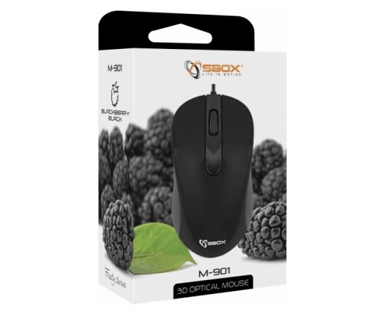 Sbox Optical Mouse M-901 Black