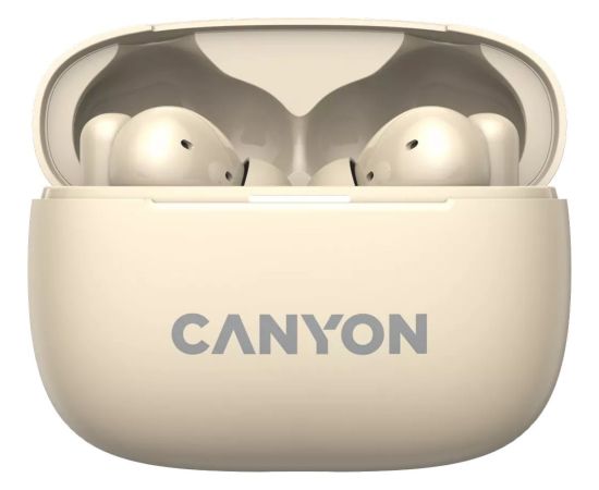 Bezvadu austiņas CANYON OnGo TWS-10 Beige