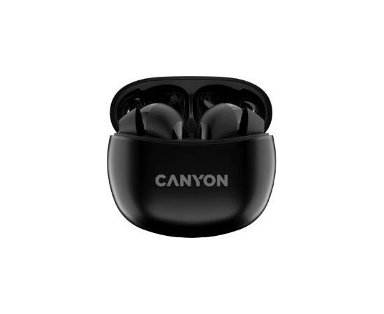 Bezvadu austiņas CANYON TWS-5, Bluetooth headset, with microphone, Black