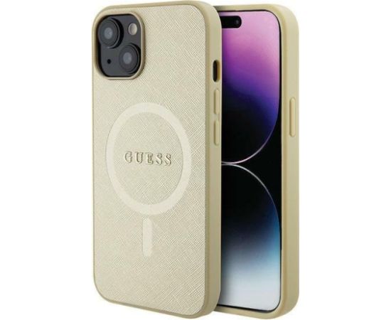 Guess Saffiano MagSafe Back Case Защитный Чехол для Apple iPhone 15 Plus