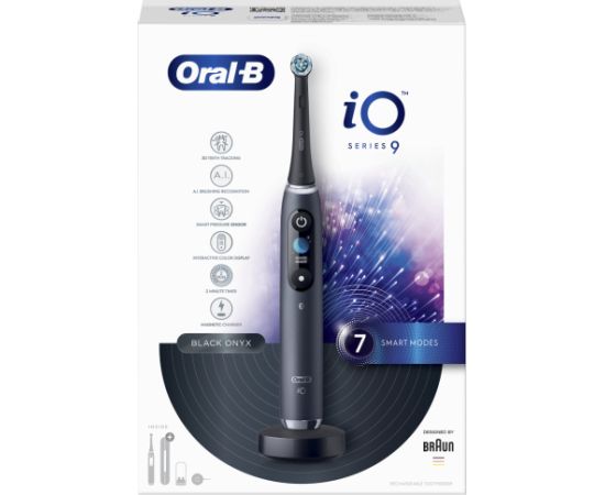 Oral-B iO9 Black Onyx Elektriskā Zobu Birste
