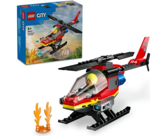 LEGO 60411 Fire Rescue Helicopter Konstruktors