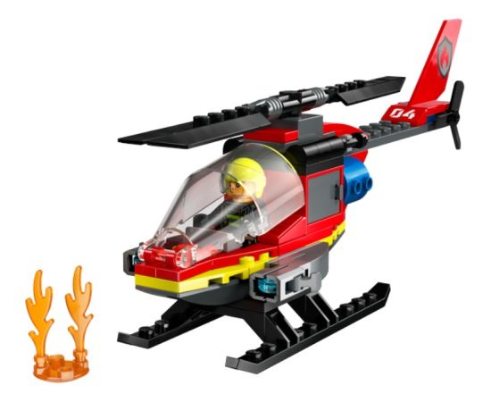 LEGO 60411 Fire Rescue Helicopter Konstruktors