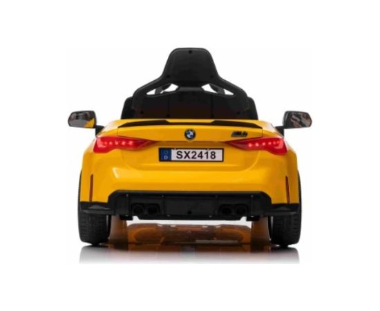 Детский Электромобиль BMW M4 желтый