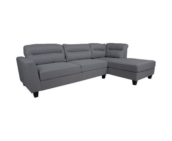 Corner sofa HELSINKI RC, dark grey
