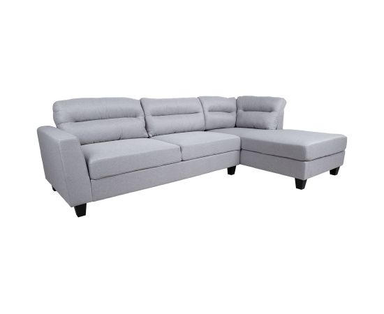 Corner sofa HELSINKI RC, light grey