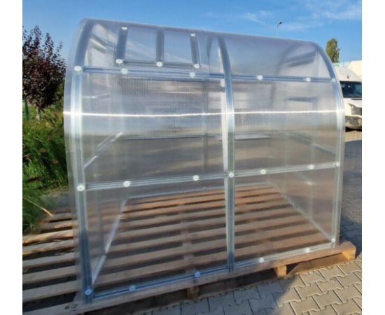 Siltumnīca KLASIKA SLIM 2x2m (4m2) ar 4mm polikarbonāta pārklājumu