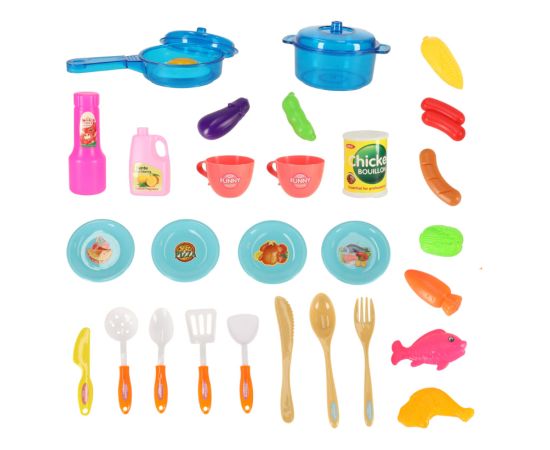 RoGer Детская Пластиковая Кухня с Подсветкой и Краном