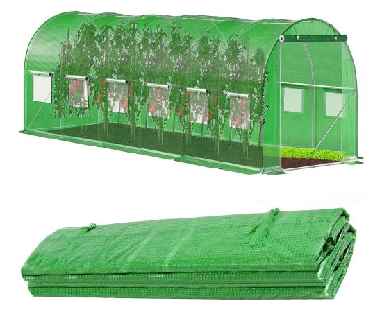 Dārza siltumnīca Springos GT0005F 18 m2 (6x3x2 m)