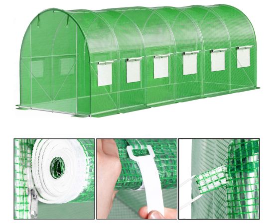 Siltumnīcai plēve Springos GT0005F 18m2 (6x3x2m)