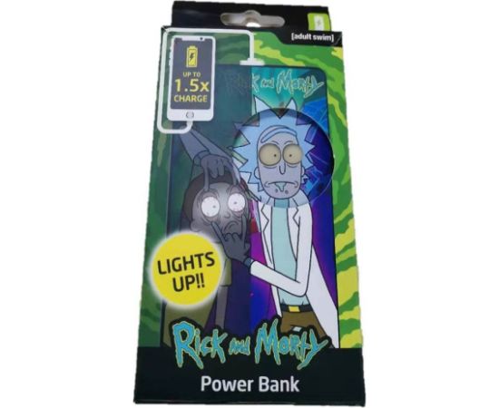 Lazerbuilt Rick & Morty Power bank Ārējas uzlādes baterija  4000 mAh