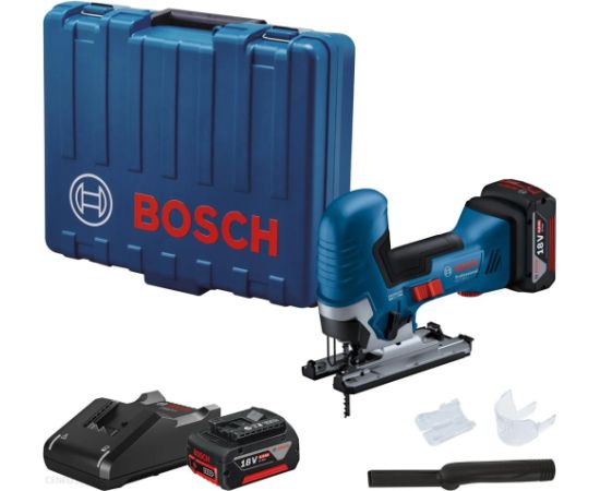 Figūrzāģis ar akumulatoru Bosch GST 185-LI; 18 V; 2x4,0 Ah akum.