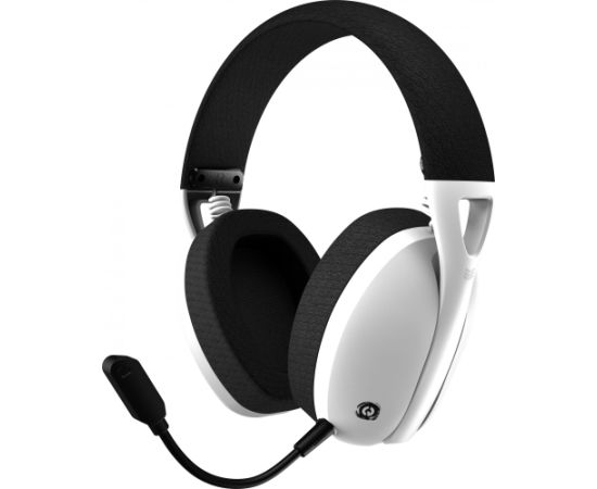 Austiņas CANYON Ego GH-13, Gaming BT headset, +virtual 7.1 support in 2.4G mode, with chipset BK3288X, BT version 5.2, cable 1.8M, size: 198x184x79mm, White