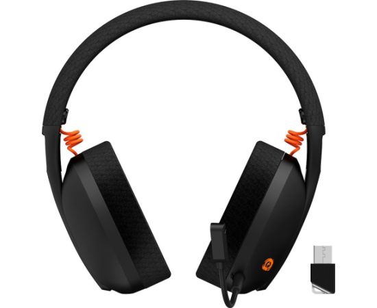 Austiņas CANYON Ego GH-13, Gaming BT headset, +virtual 7.1 support in 2.4G mode, with chipset BK3288X, BT version 5.2, cable 1.8M, size: 198x184x79mm, Black