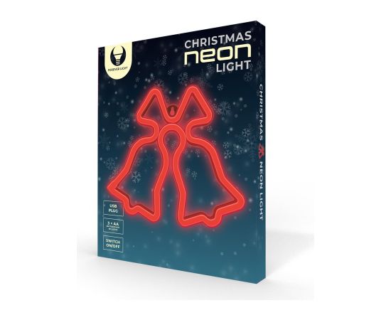Forever Light FLNE17 CHRISTMAS BELLS Neon LED Dekorācija