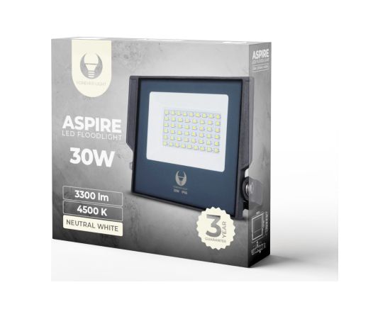 Forever Light ProžektorsLED ASPIRE /  30W /  4500K / 3300lm / 230V Āra apgaismojums