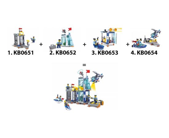 Blocki MyPolice Cietums / KB0651 / Konstruktors ar 78 detaļām / Vecums 6+