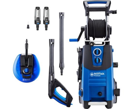 Nilfisk PREMIUM 180-10 EU GARDEN pressure washer Upright Electricity 610 l/h 2900 W Blue, Black