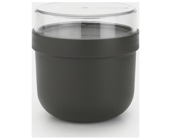 BRABANTIA Make & Take brokastu trauks, 0.5L, dark grey - 204180