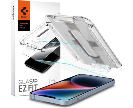 Tempered glass for iPhone 13 | 13 Pro | 14 with Spigen Glas.tR EZ FIT applicator (2 pcs.)