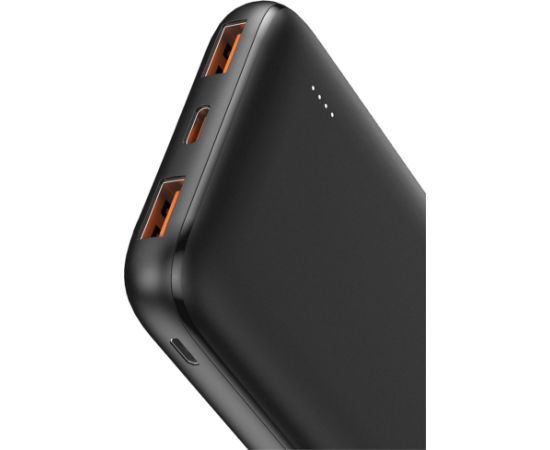 AUKEY PB-N73s Slim Power Bank 10000mAh PD 3.0 QC 3.0 4xUSB 20W Black