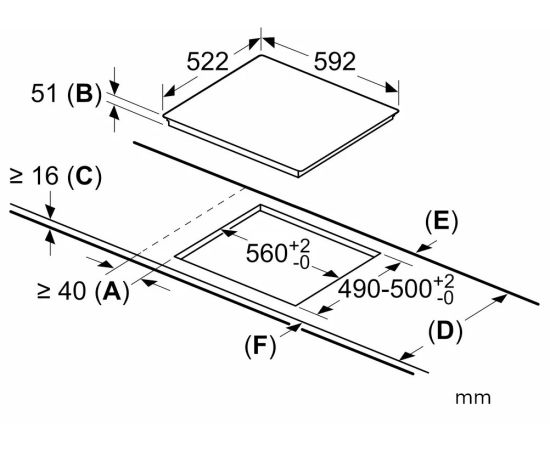 Bosch Serie 4 PUE63RBB5E Indukcijas plīts Поверхность индукционной плиты