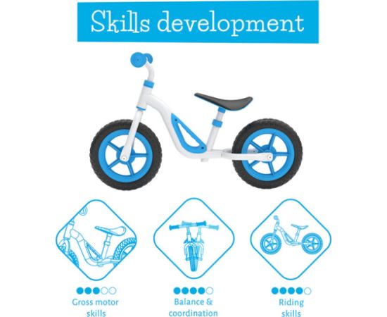 Chillafish Charlie 10"  līdzsvara velosipēds, zils, no 1,5  līdz 4 gadiem - CPCH01BLU Баланс-велосипеды для детей