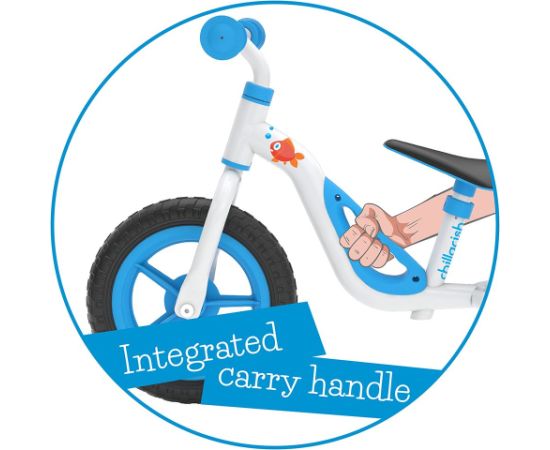 Chillafish Charlie 10"  līdzsvara velosipēds, zils, no 1,5  līdz 4 gadiem - CPCH01BLU Баланс-велосипеды для детей