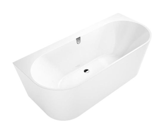 Villeroy & Boch vanna Oberon 2.0 Duo, 1800x800 mm, brīvstāvoša pie sienas, ar sifonu, balta Quaryl®