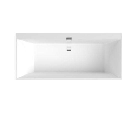 Villeroy & Boch vanna Squaro Edge 12 Duo, 1800x800 mm, ar sifonu, ar kājām, balta Quaryl®