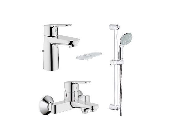 Grohe maisītāju komplekts BauEdge (23328+23334+27853+27596), hroms