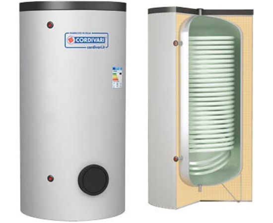 Cordivari karstā ūdens tvertne BOLLY1 XL WB 500  (5,4m2) Akumulācijas - Karstā ūdens tvertnes