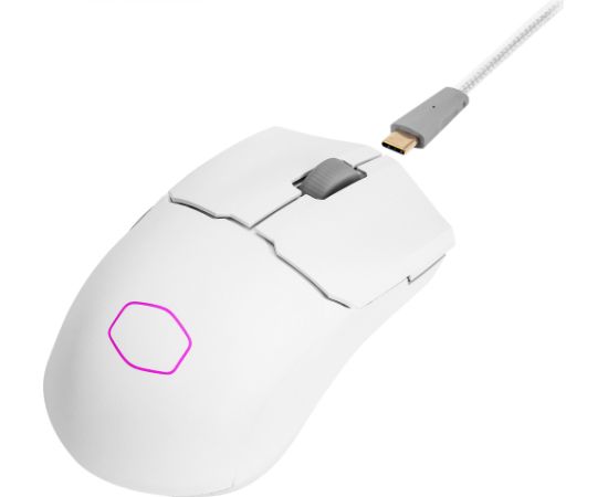 Cooler Master MasterMouse MM712 Gaming mouse white, USB/Bluetooth
